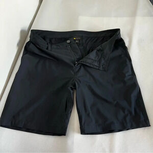 Zella Torrey Performance Athleisure Shorts Size 36 Lightweight 9" Inseam Black